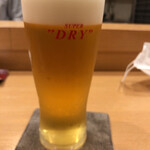 鮨なか - 生で乾杯