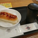 カフェ ラット ニジュウゴド - ホットドッグと珈琲