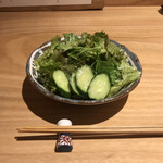Sousaku Washoku Bettei Ekubo - セットのサラダ（＋２００円）