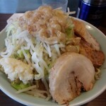 かじろうramen7 - ラーメン小　野菜、にんにくまし、あぶらましまし