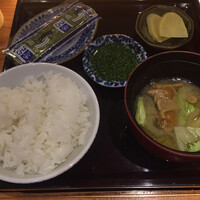 和み酒 仁 - 仁弁当（お味噌汁がめちゃくちゃ美味かった）
