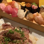 板前寿司 - 超豪華食べづくしセット