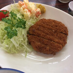 福助食堂 - メンチ