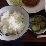 福助食堂 - ご飯…ちょい少ないかな…