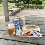 バーガーキング - いつもの公園にて。