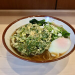 そばの神田 東一屋 - アサソバビンボー！　
      朝そば＋春菊天！　