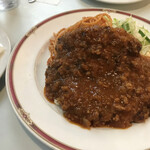 カレーの店 タカサゴ - ハンバーグ