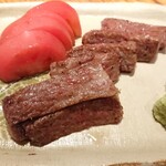 Chisou honma - 仙台牛の網焼