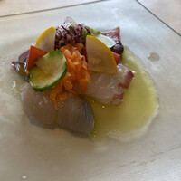 イタリア料理 リストランテ フィッシュボーン - 阿波の海の幸のカルパッチョ