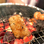 万正 - テッチャン」 焼き焼き風景