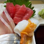 しんばし - ここの刺身は、えぇね！