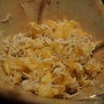 すし処 錦 - じゃこおろし（大根おろしは鬼おろし）