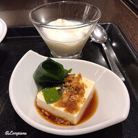 中国料理 豪華 - 中華風温豆腐と杏仁豆腐