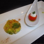 Ro‐se - サーモンとアボカドのメキシカンタルタル・ミニトマトのカプレーゼ