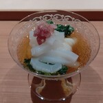 祇園 にしかわ - 2020.07.素麺、烏賊の刺身添え