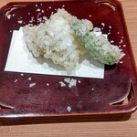 祇園 にしかわ - 2020.07.鱚と青唐の天婦羅