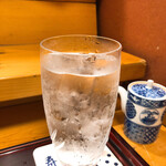 Edomae Sushi Masa - 麦焼酎の水割り