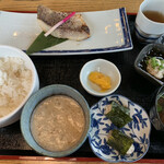 Jinenjo tororo gozen hana hana - スズキの西京焼き定食