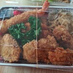 とんかつ松島 - ミックス定食1200円