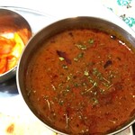 バーワルチー - マトンカレーのアップ