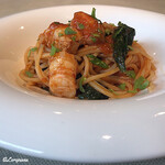 カーサ・デル・チーボ - 車海老のｽﾊﾟｹﾞｯﾃｨ ﾄﾏﾄｿｰｽ