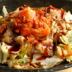 Kimchi Yakisoba (stir-fried noodles)