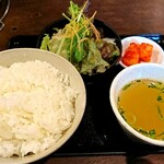 Tsuruhashi Sakaba Jounetsu Horumon - 選べるホルモン定食のゴハン達