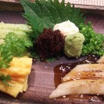 玄海鮨 - アナゴの炙り  薬味