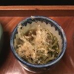 欅苑 - 花山葵のお浸し