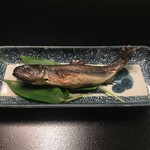 欅苑 - 岩魚の塩焼き