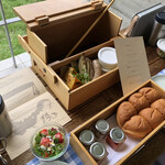 星のや富士 - モーニングBOX　オープンしたところ