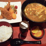 あいそ家 - カレーうどんランチ９５７円（税込）