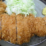 とんかつ 栄ちゃん - 米の娘ぶたとんかつアップ♪