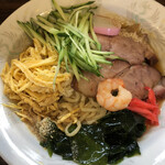 自慢亭 - 冷やし中華800円