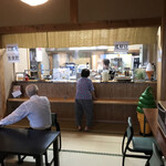 山茶花の湯茶カフェ - 受付カウンター