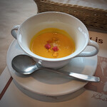 レストラン ニックス - カボチャのスープ！
            美味しいだけに、量が少ないのが残念なほど。