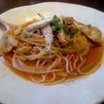 バルカローラ - ズワイとタラバカニのパスタ