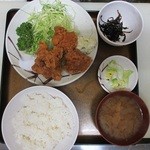 ひさや - 料理写真:鶏唐揚定食