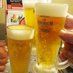 炭火七輪 もりもりモンゴリアン - 生ビールで乾杯！　　　　　2020.07.17