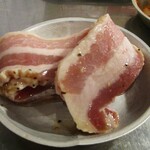 炭火七輪 もりもりモンゴリアン - チャンさんの塩サムギョプサル　　　　　2020.07.17