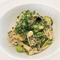 カーザ ヴィニタリア - 塩焼き鮎と枝豆のカバティエッディ