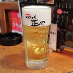 やきとり 正や - 熟撰生ビール
