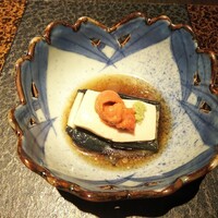スカイツリービューレストラン 簾 - 揚げ茄子と胡麻豆腐の重ね