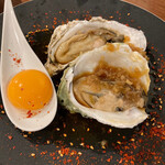 Kambaru Ichisan - 牡蠣の醤油漬け¥780。