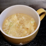 焼肉てっぱん  - 玉子スープ