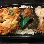 本家かまどや 東天満店 - かき揚げのり弁当大盛り