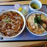 Ishiusu Arabiki Soba Genan - 冷かけと親子丼とそば茶