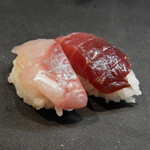 寿司 さいしょ - 赤身、カンパチ