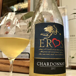 ピッツェリア・アッソ・ダ・ヤマグチ - とっても美味しかった酸味が無い辛口のイタリア産「エロス　シャルドネ」