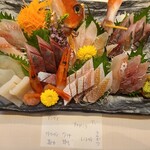 軍ちゃん - 刺身盛り合わせ